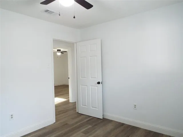 wooden floor in an empty room