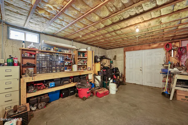 a view of storage and utility room