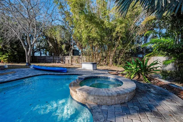 a outdoor view with a seating space