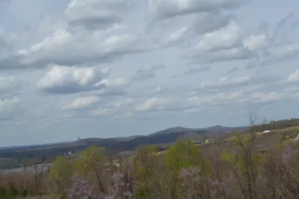 a view of an ocean and beach