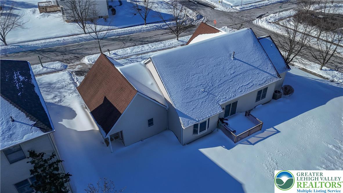 239 North 36th Street Allentown, PA 18104 - Photo 27 of 38 a roof deck view with table and chairs with wooden floor