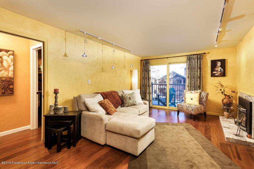 205 East Durant Avenue, Unit 1H Aspen, CO 81611 - Photo 2 of 15 Living Room