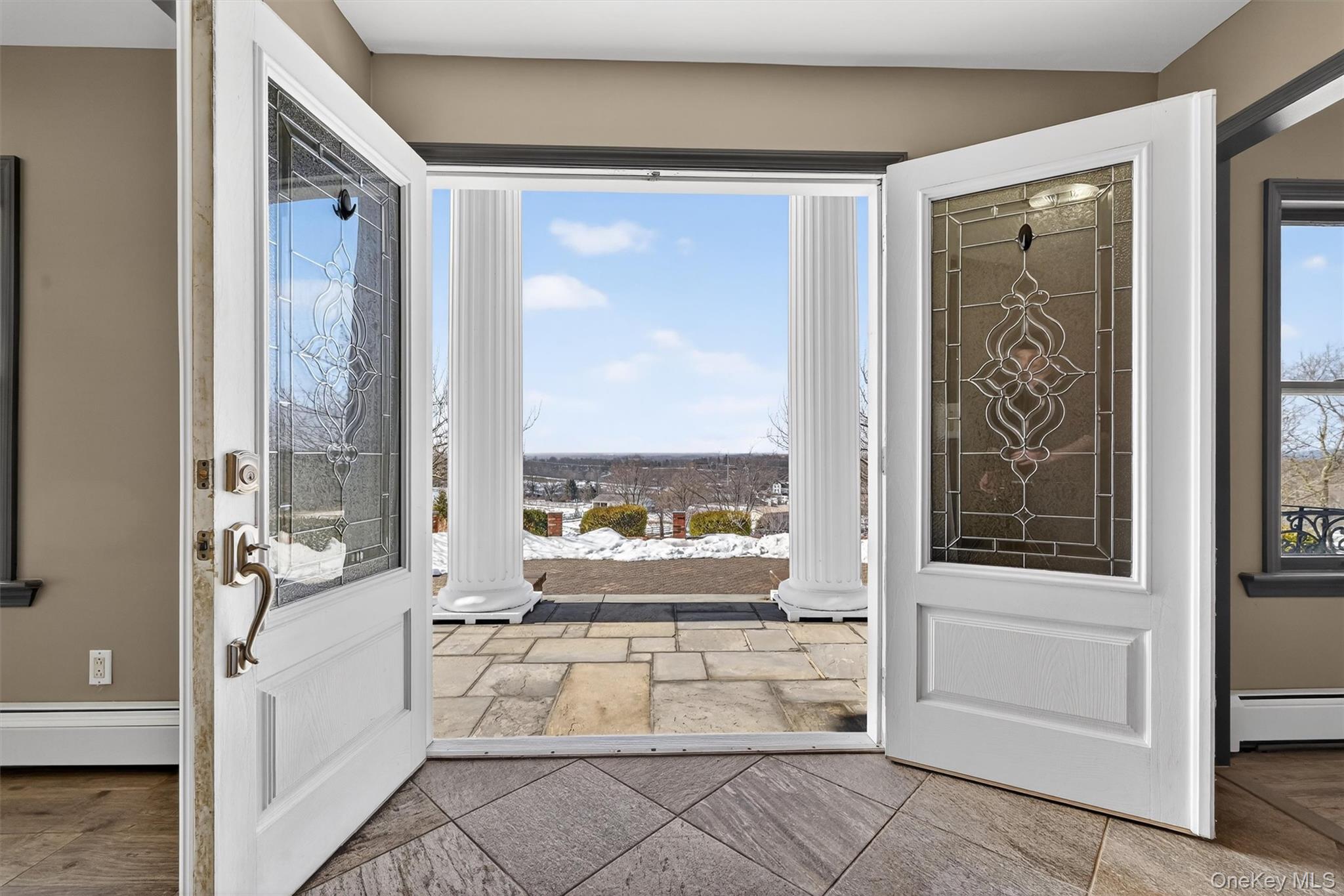 285 Hill Road Goshen, NY 10924 - Photo 11 of 49 View out the front door of the farm and beyond