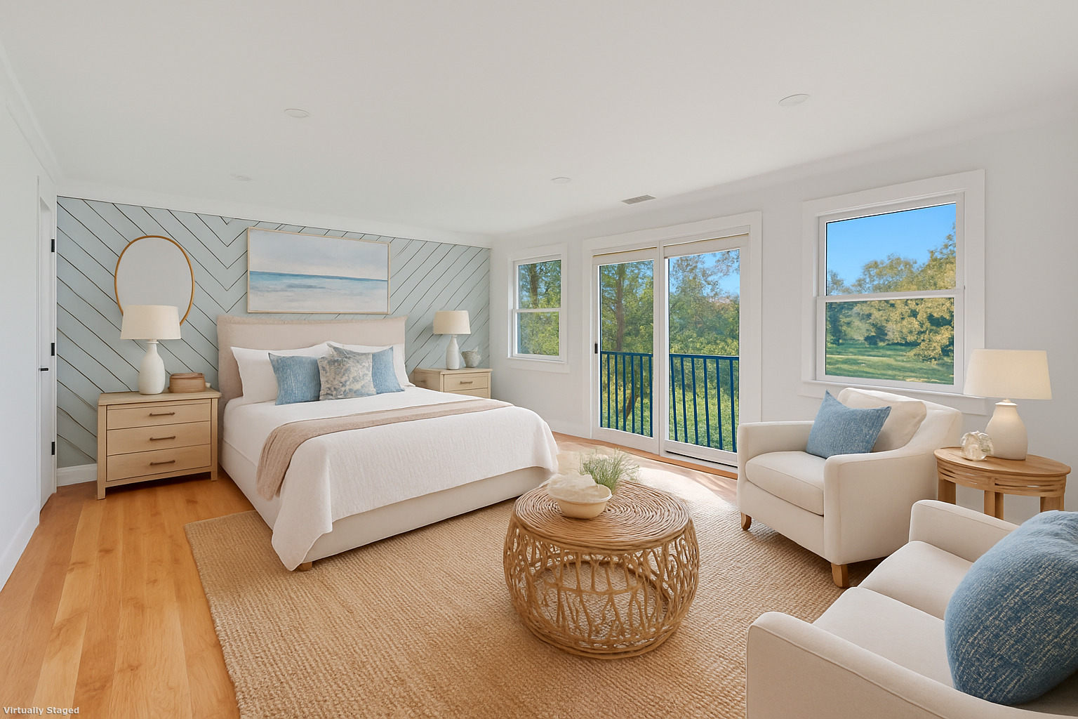 212 Milford Point Road Milford, CT 06460 - Photo 18 of 38 a bedroom with furniture and a large window