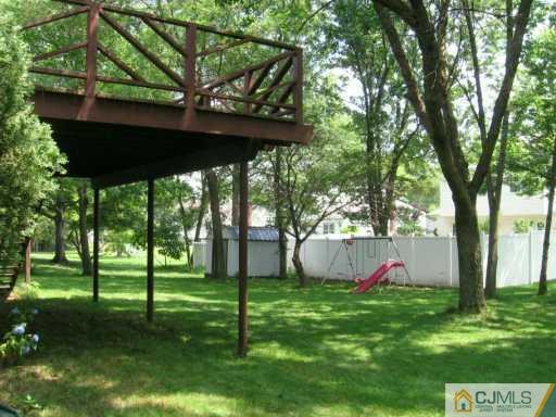 5 Eagle Road Edison, NJ 08820 - Photo 6 of 6 a view of a backyard with a barn and a large tree
