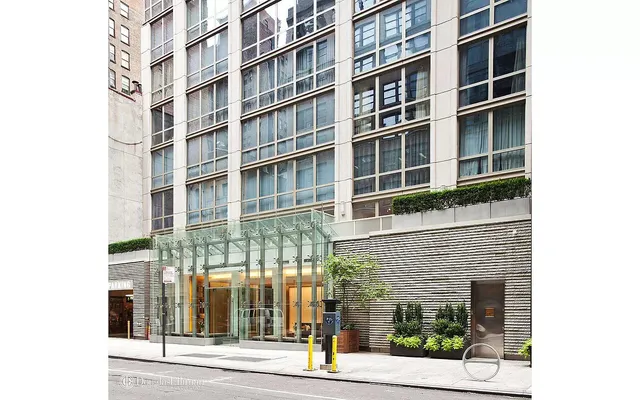 a building view with a outdoor space