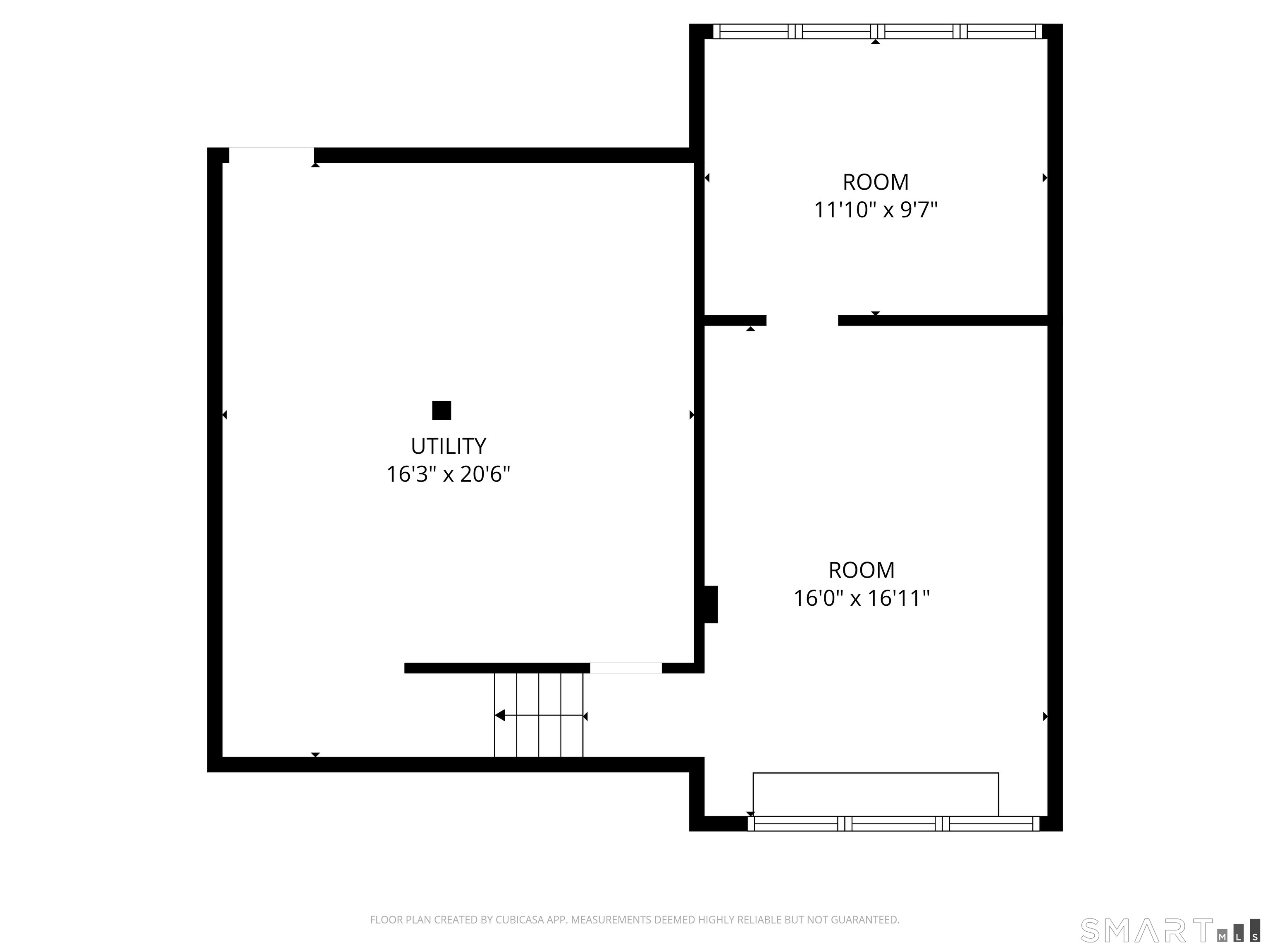 305 Olmstead Hill Road Wilton, CT 06897 - Photo 40 of 40 LOWER LEVEL floor plan (Laundry located in Utility Room)