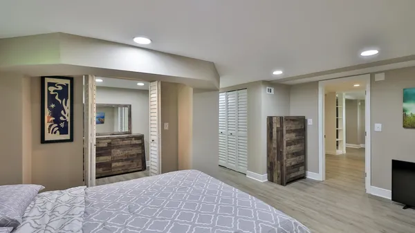 a view of an ocean and beach