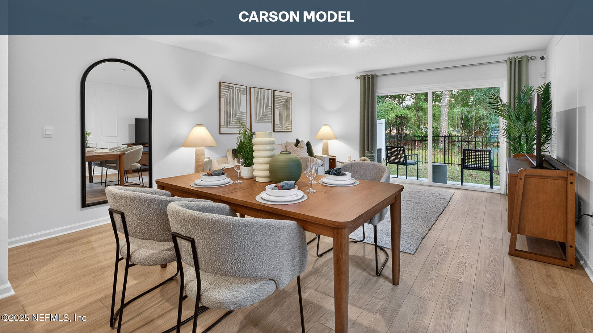 12733 Geronimo Place Jacksonville, FL 32218 - Photo 6 of 37 a view of a dining room with furniture window and outside view