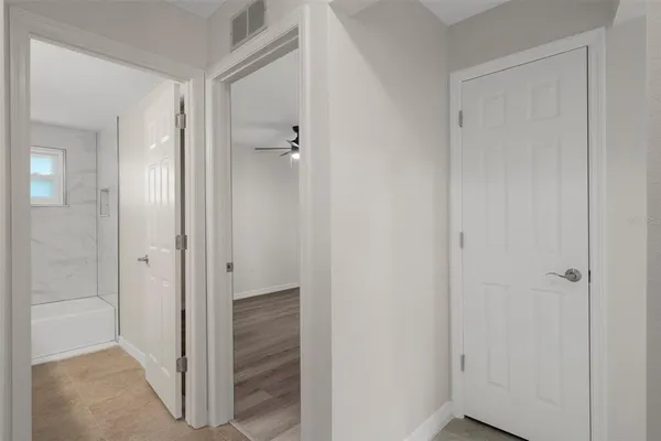 a view of bathroom with shower
