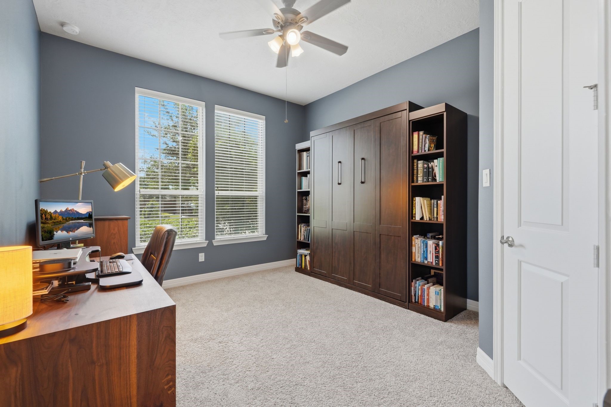 27705 South Slate Hills Lane Spring, TX 77386 - Photo 6 of 45 Bright and private front bedroom or dedicated home office space located on the first floor.