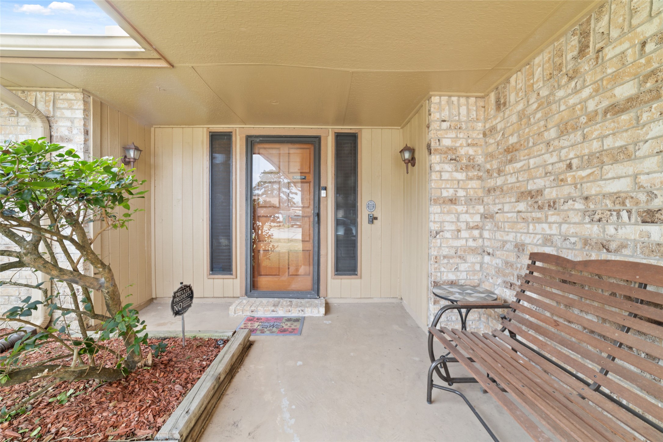 3315 Haydee Road Spring, TX 77388 - Photo 4 of 29 a view of entryway with wooden floor and front door
