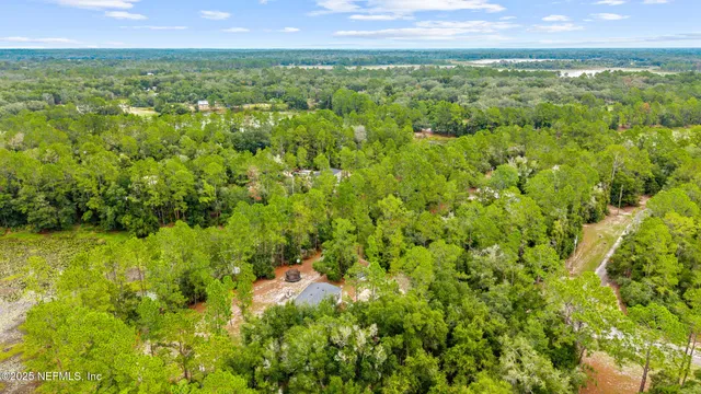 a view of a green field