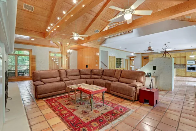 a bed room with a bed and a fireplace