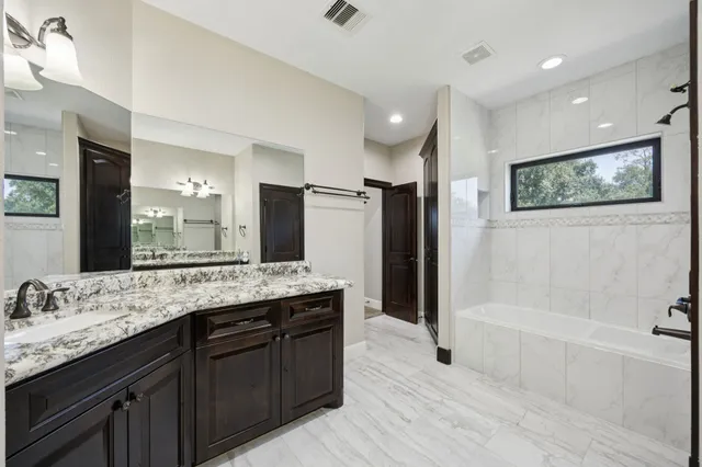 a outdoor space view with a sitting space