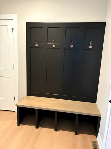 a view of wooden floor