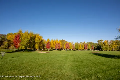 a view of grassy field