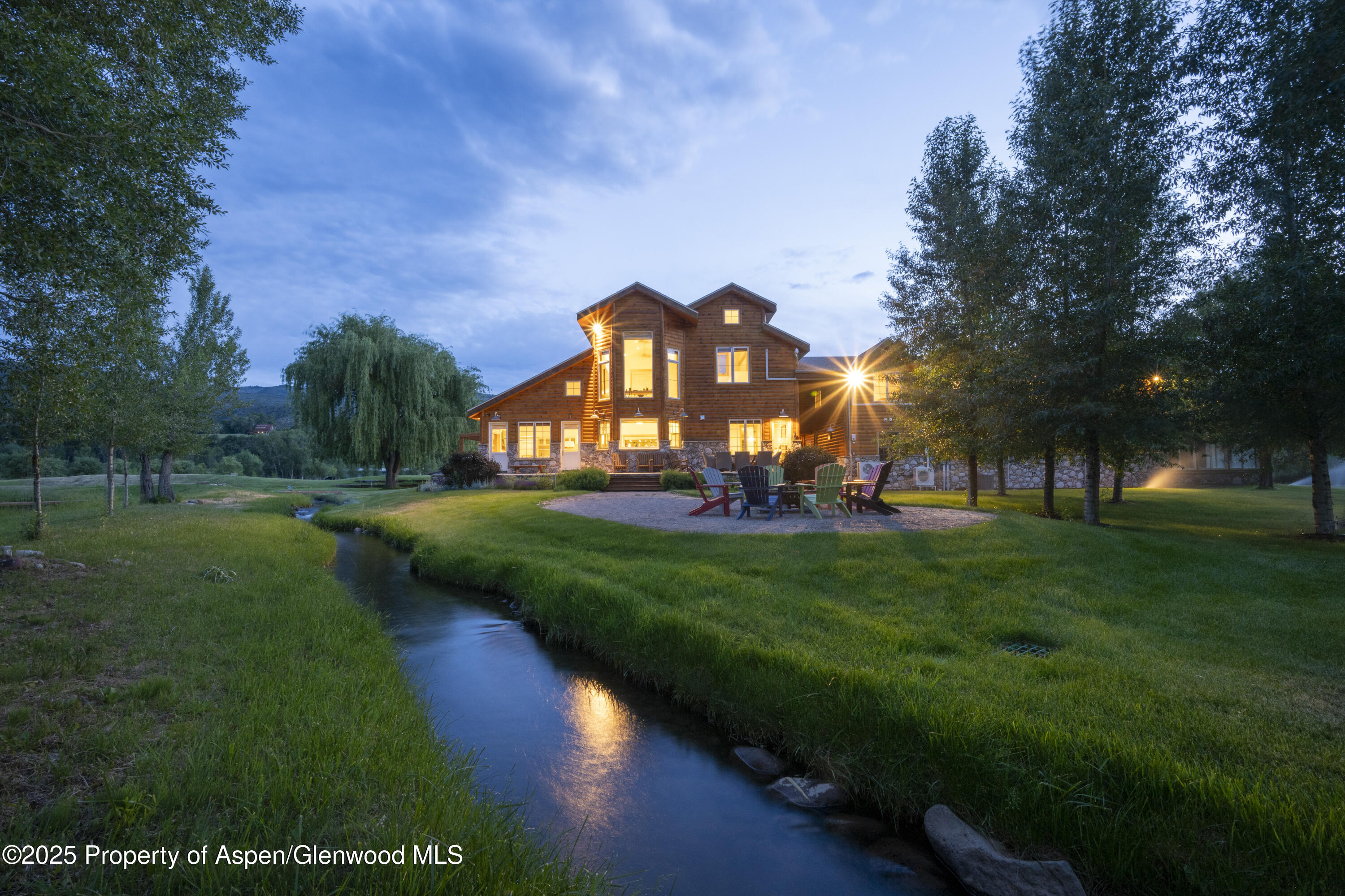1207 Hooks Spur Road Basalt, CO 81621 - Photo 23 of 35 11-Dusk Exterior Hooks-Spur-3109