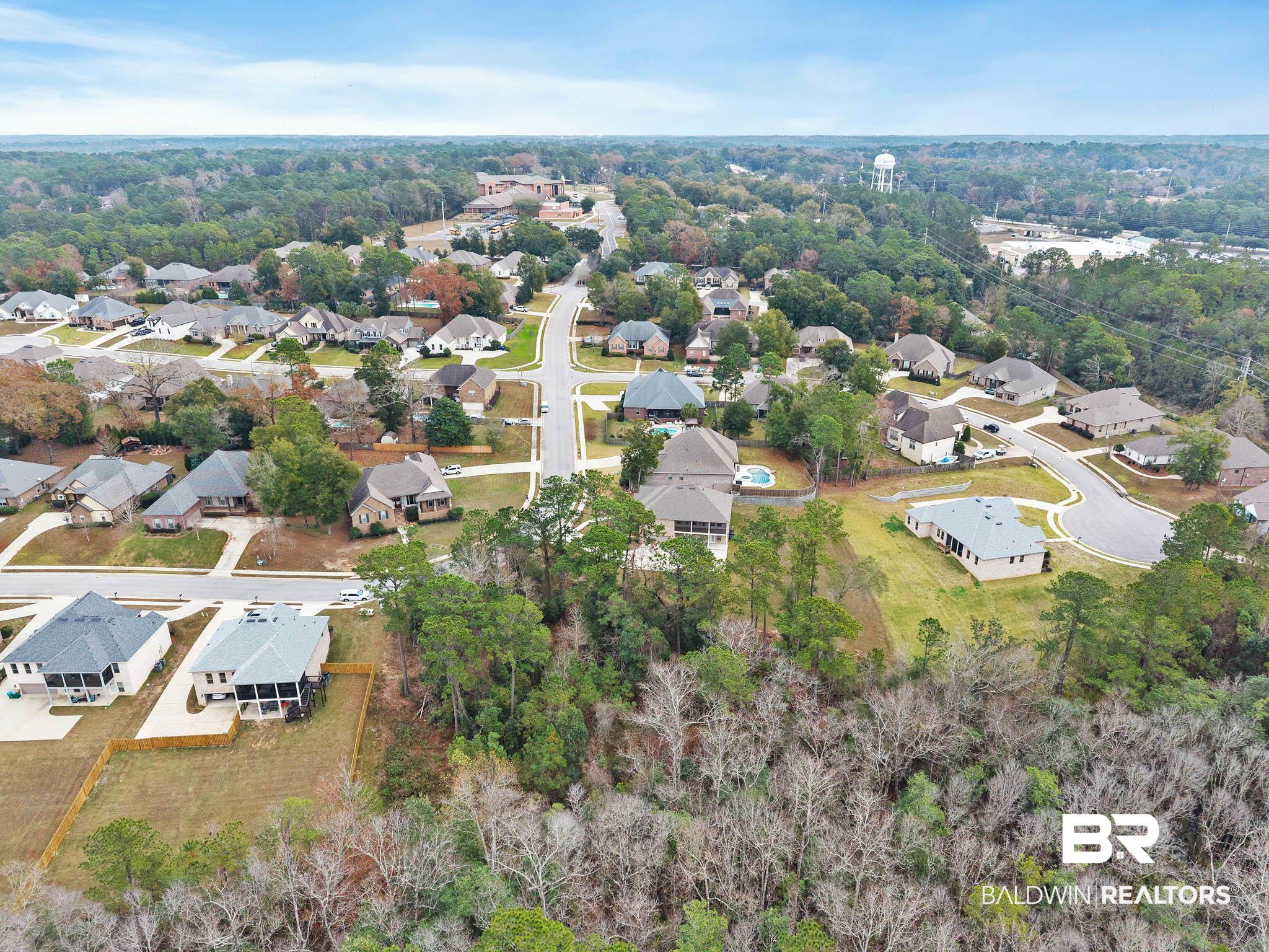 6656 Garrison Drive Daphne, AL 36527 - Photo 51 of 57 Aerial view of property's location with nearby suburban area