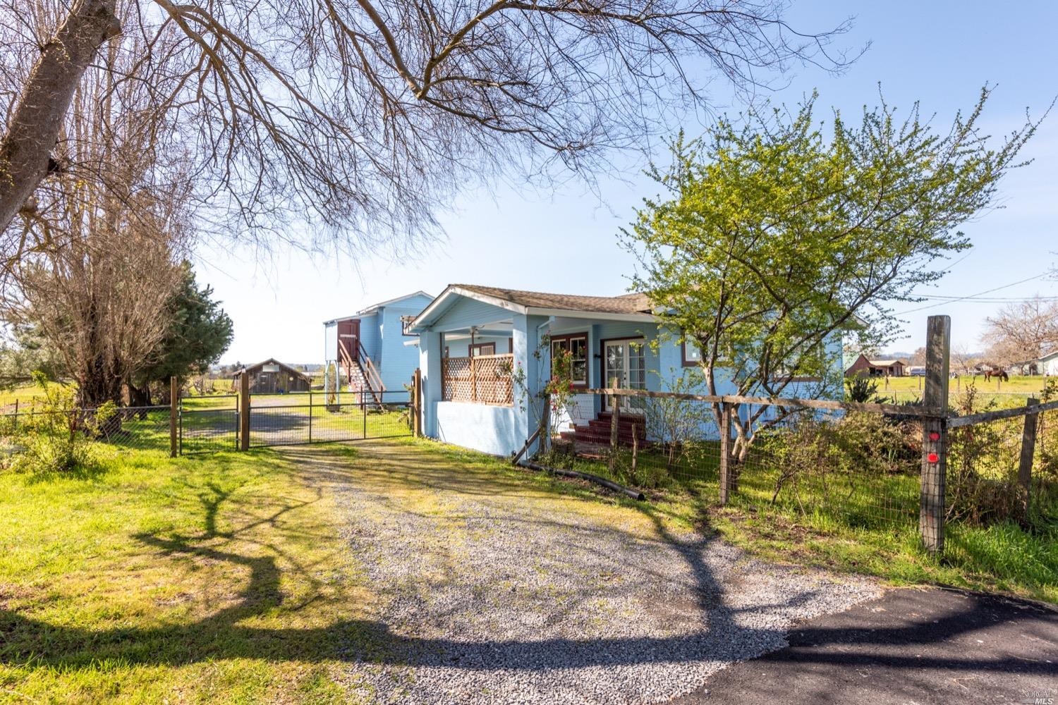a view of a house with a swimming pool
