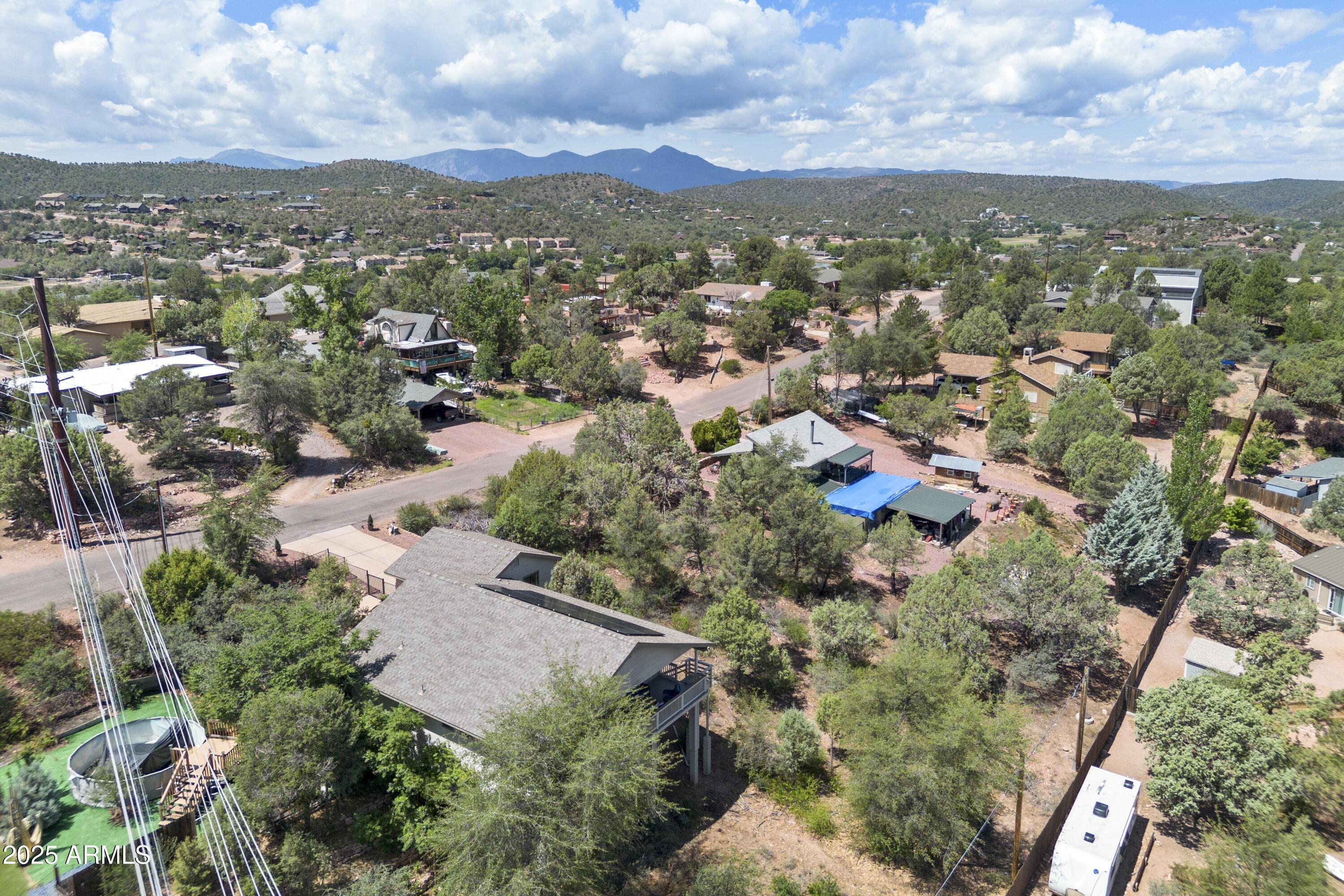 814 West Rim View Road Payson, AZ 85541 - Photo 36 of 42 an aerial view of residential houses with outdoor space