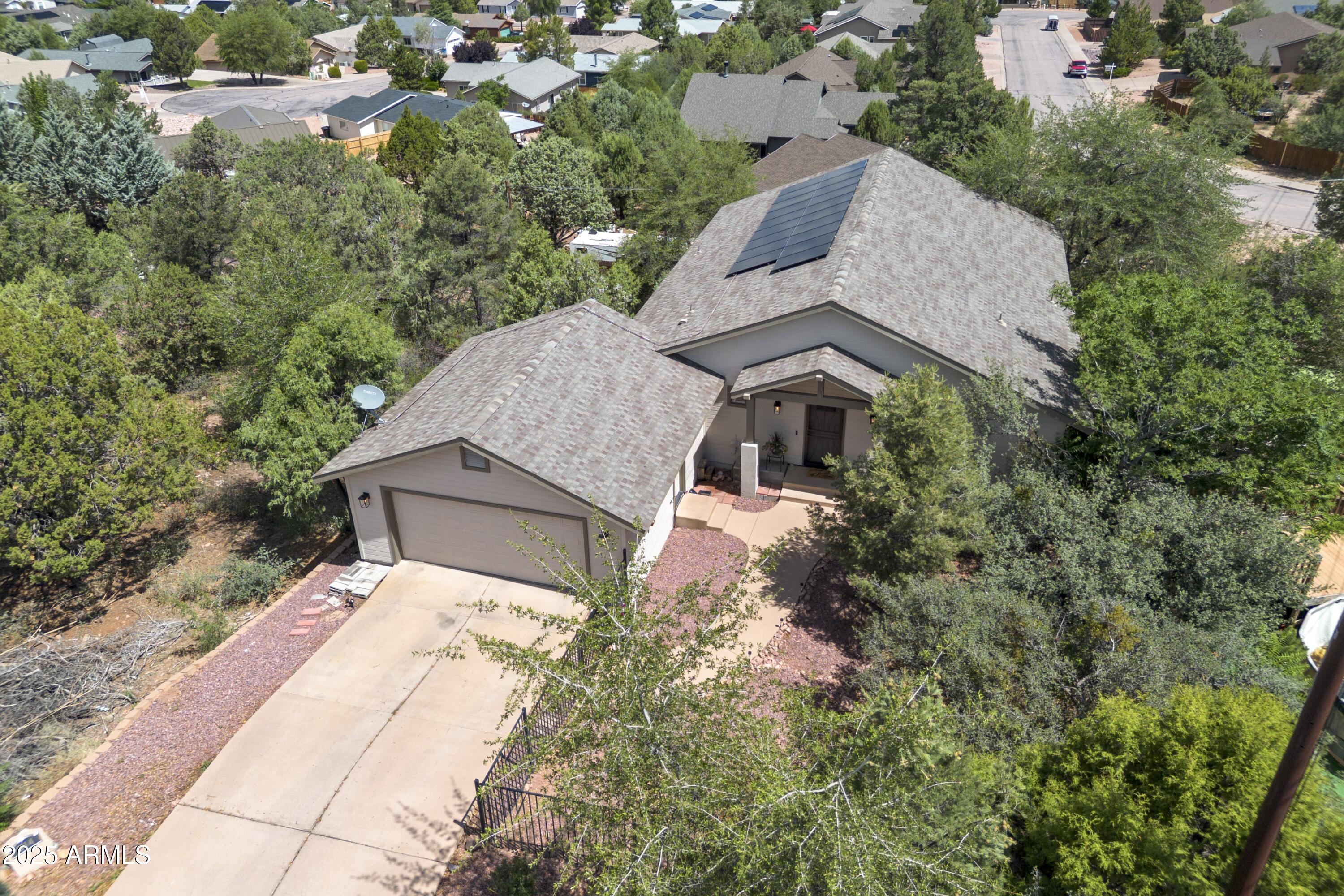 814 West Rim View Road Payson, AZ 85541 - Photo 38 of 42 an aerial view of a house