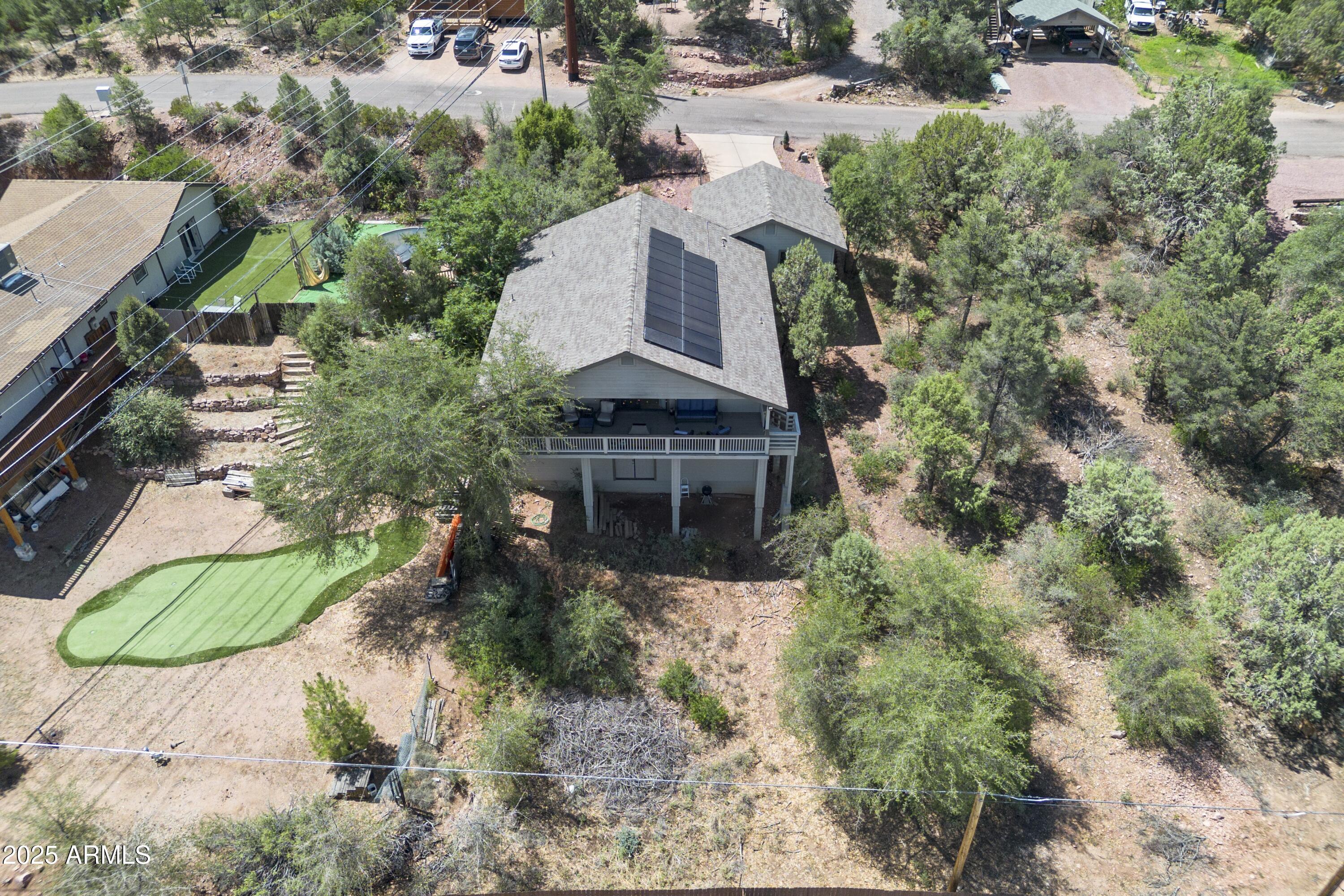 814 West Rim View Road Payson, AZ 85541 - Photo 42 of 42 an aerial view of house with yard