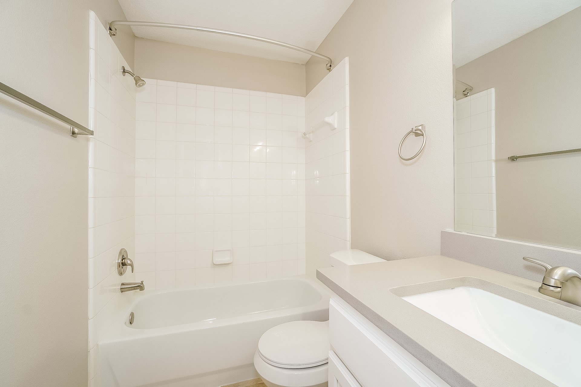 24223 Camillia Ridge Way Katy, TX 77493 - Photo 15 of 16 a bathroom with a bathtub shower sink vanity and toilet