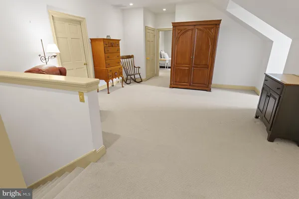 a view of a entryway of a house