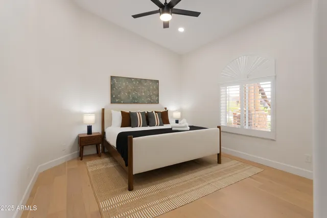 a living room with furniture and window