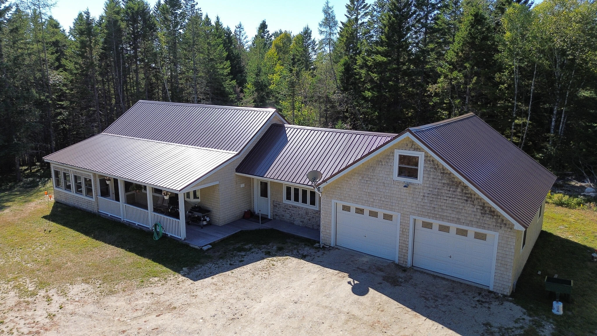 101 Roque Bluffs Road Jonesboro, ME 04648 - Photo 2 of 43 Aerial- Front from Right