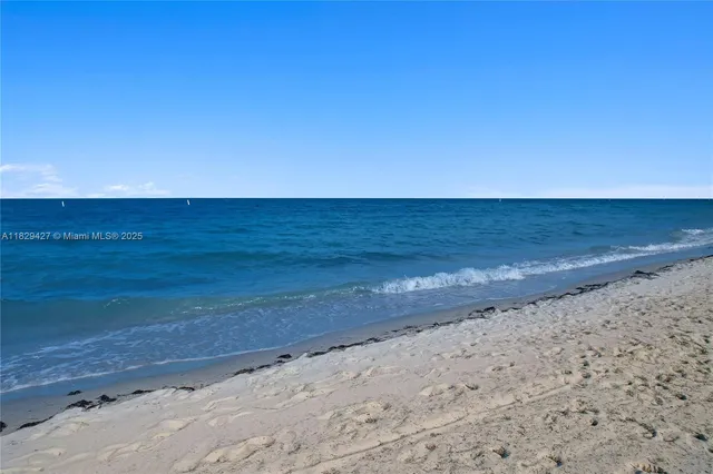 a view of beach and ocean