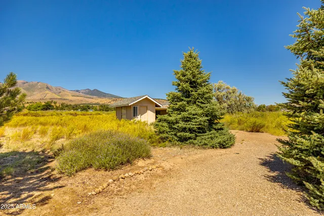 a view of a beach with an ocean view