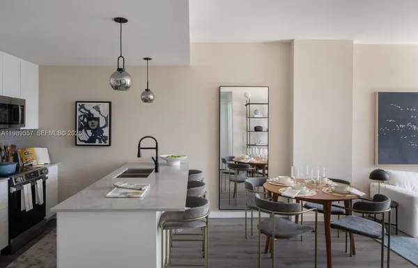 a view of a workspace with furniture