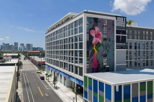 a view of building with an outdoor space