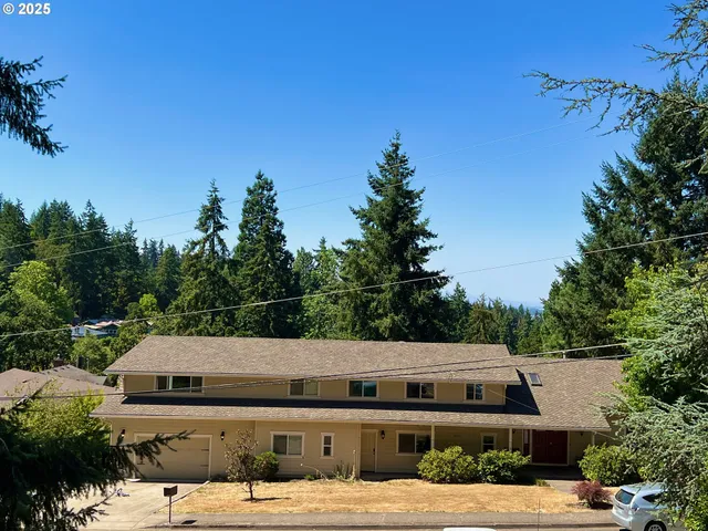 a view of a small yard