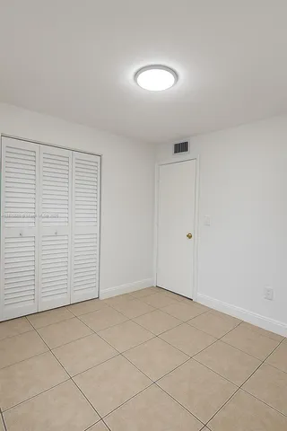 an empty room with garage