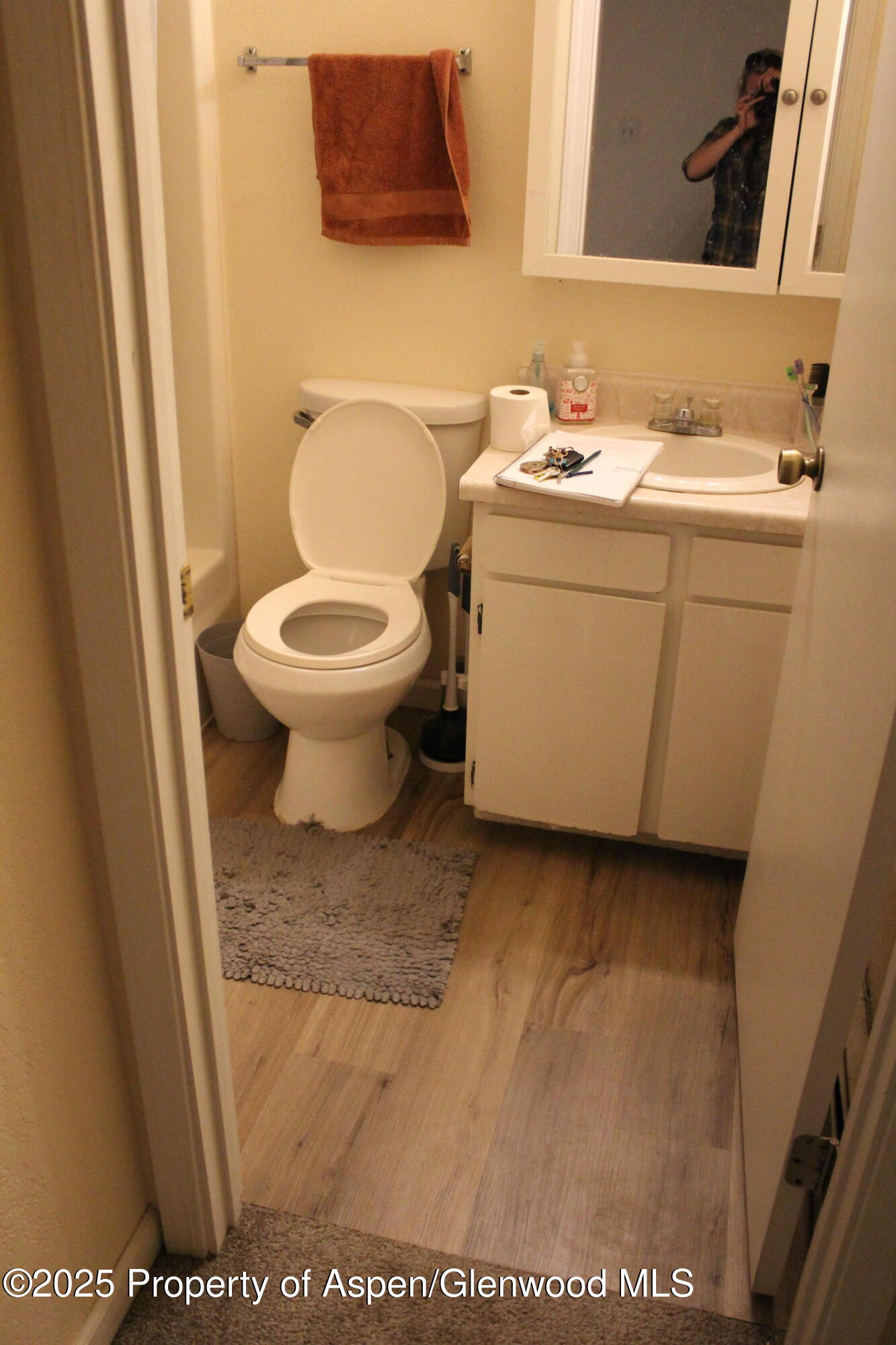 2404 West Avenue Rifle, CO 81650 - Photo 8 of 8 a bathroom with a sink and a toilet