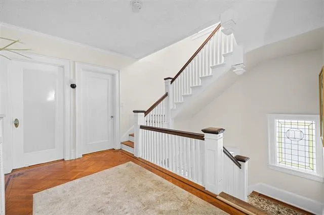 a view of an front door