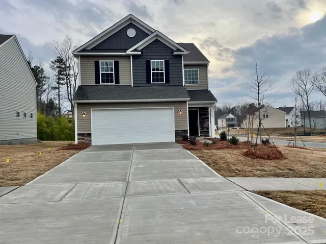 a front view of a house with entertaining space