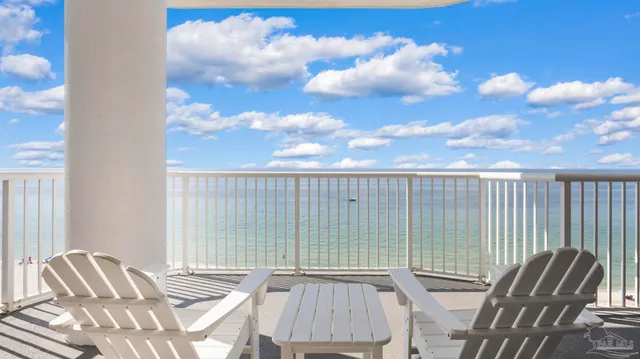 a view of balcony and patio