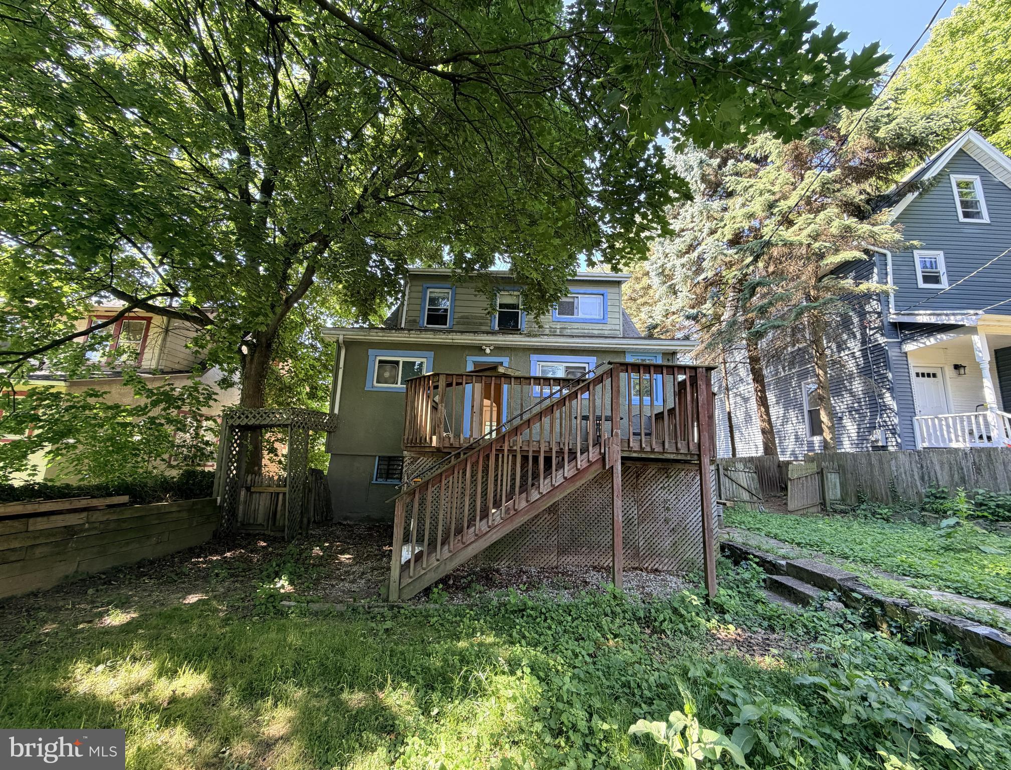 506 Cedarcroft Road Baltimore, MD 21212 - Photo 16 of 16 a view of backyard with deck and garden