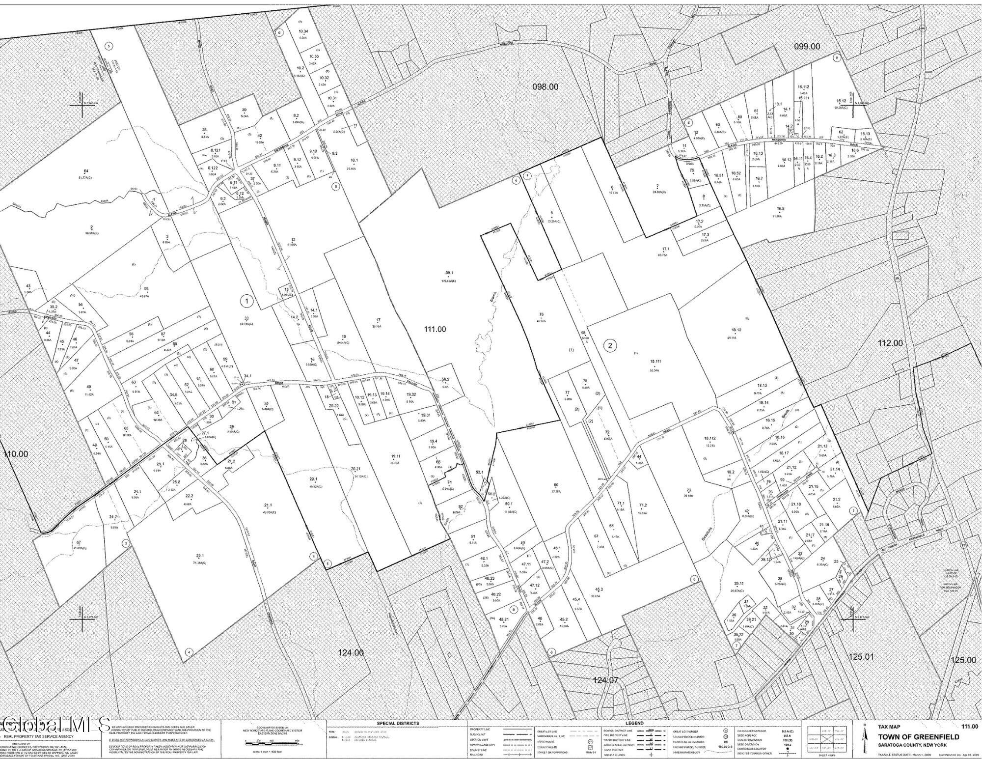 375 Ormsbee Road Greenfield, NY 12859 - Photo 2 of 6 Tax Map