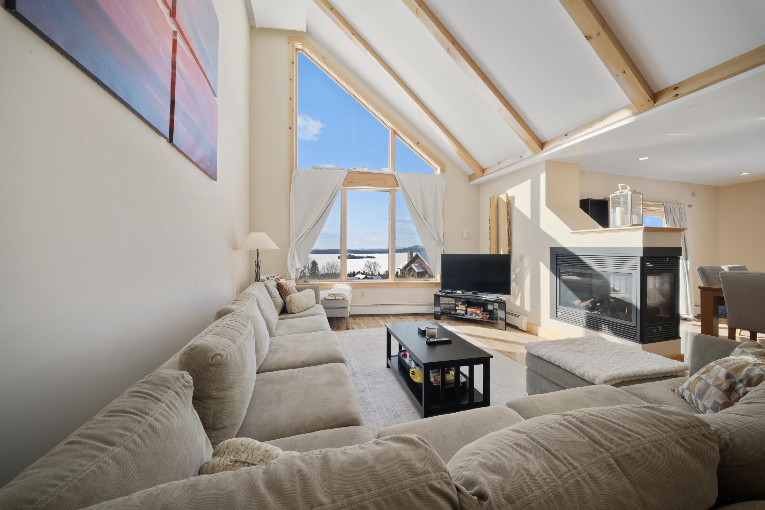 42 Whip Willow Farm Road, Unit 19 Rangeley, ME 04970 - Photo 2 of 51 Living Room and View