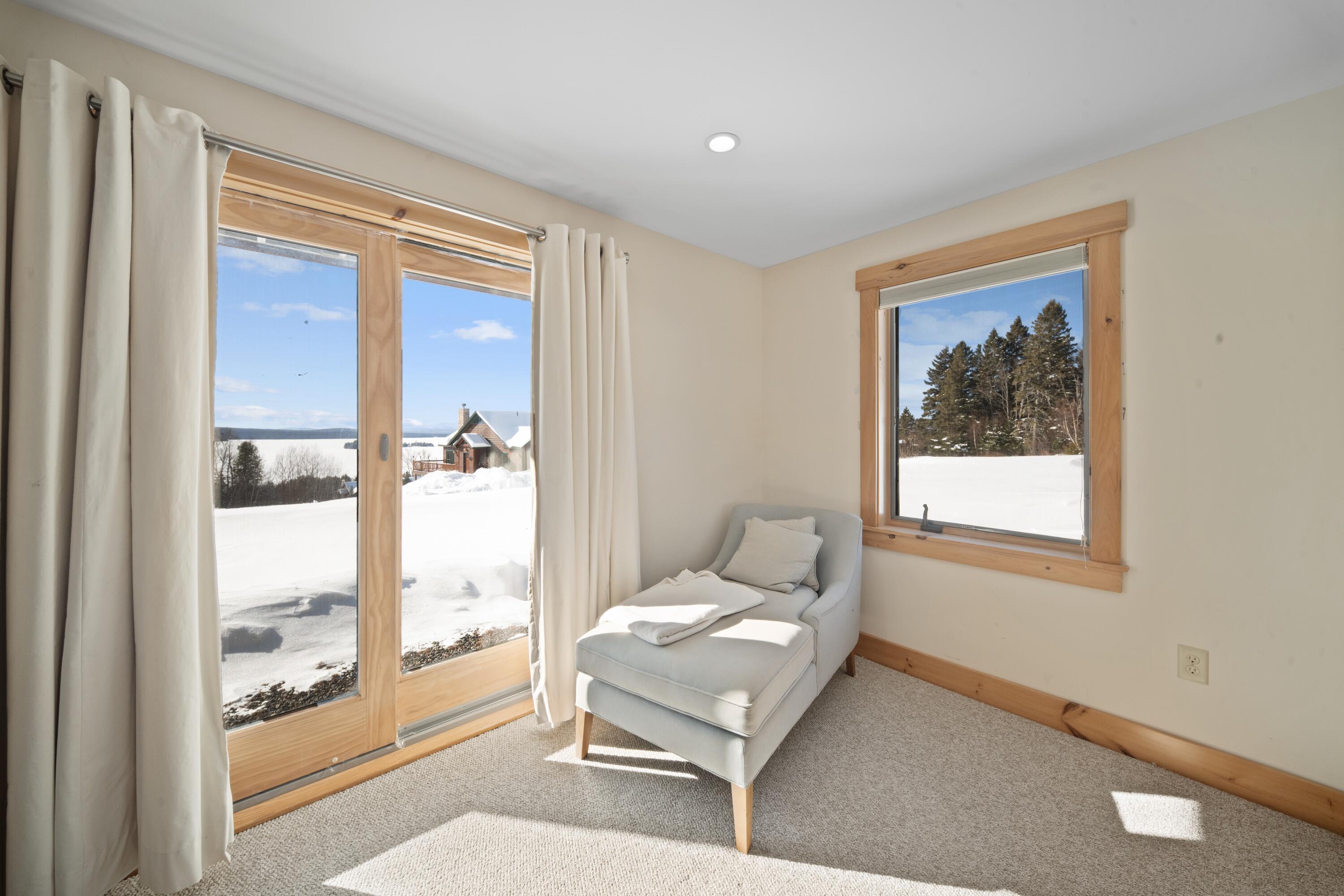 42 Whip Willow Farm Road, Unit 19 Rangeley, ME 04970 - Photo 40 of 51 Third Bed with Walkout