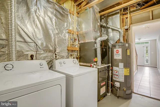 a view of storage and utility room