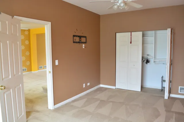 a view of a bathroom with a glass door