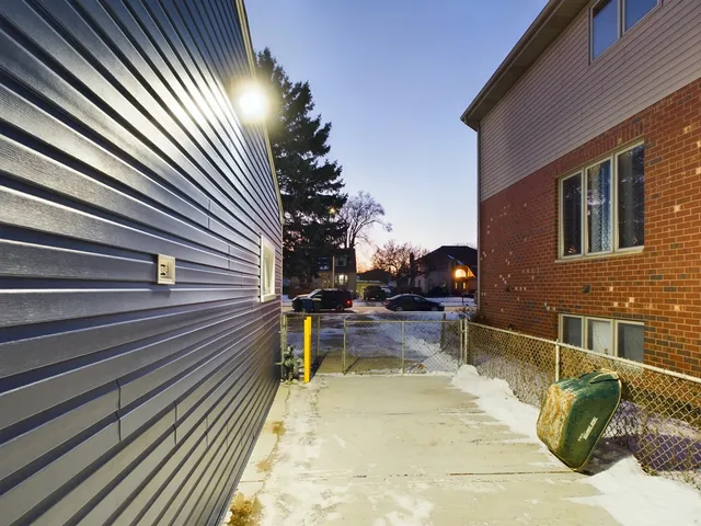 a view of a house with a patio