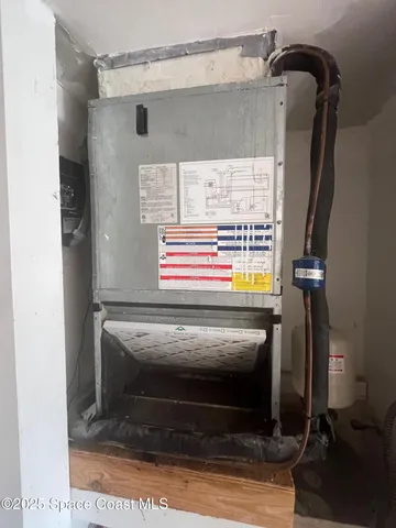 a close view of utility room