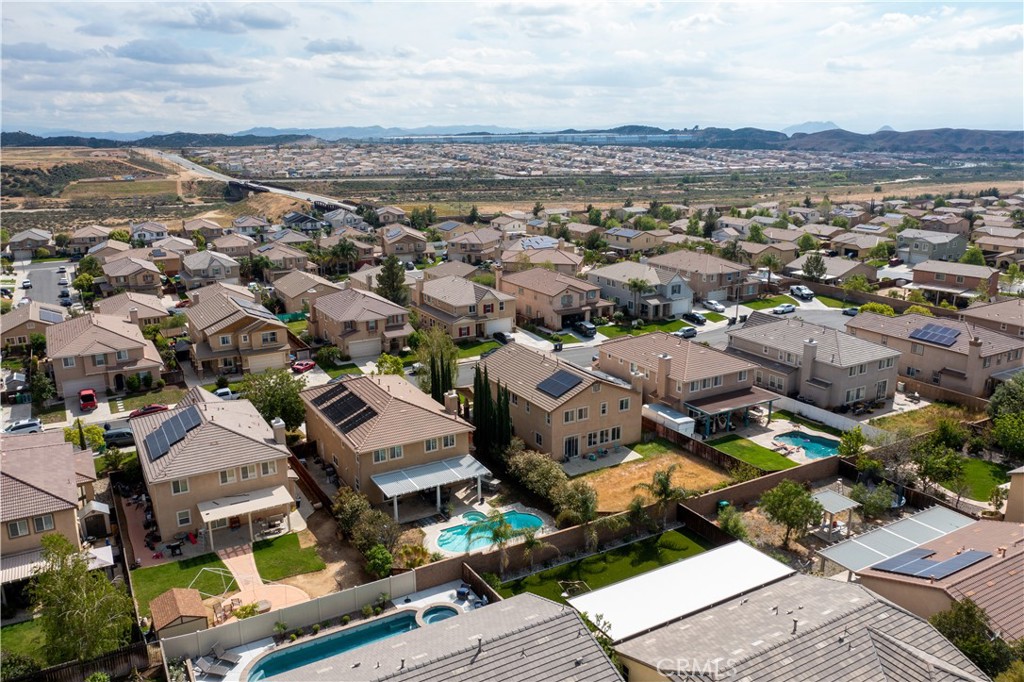 37192 High Ridge Drive Beaumont, CA 92223 - Photo 64 of 71 an aerial view of a city with lots of residential buildings